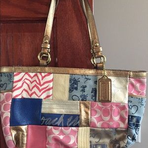 Coach patchwork purse